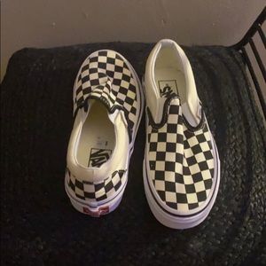 Slip on vans kids size 5
